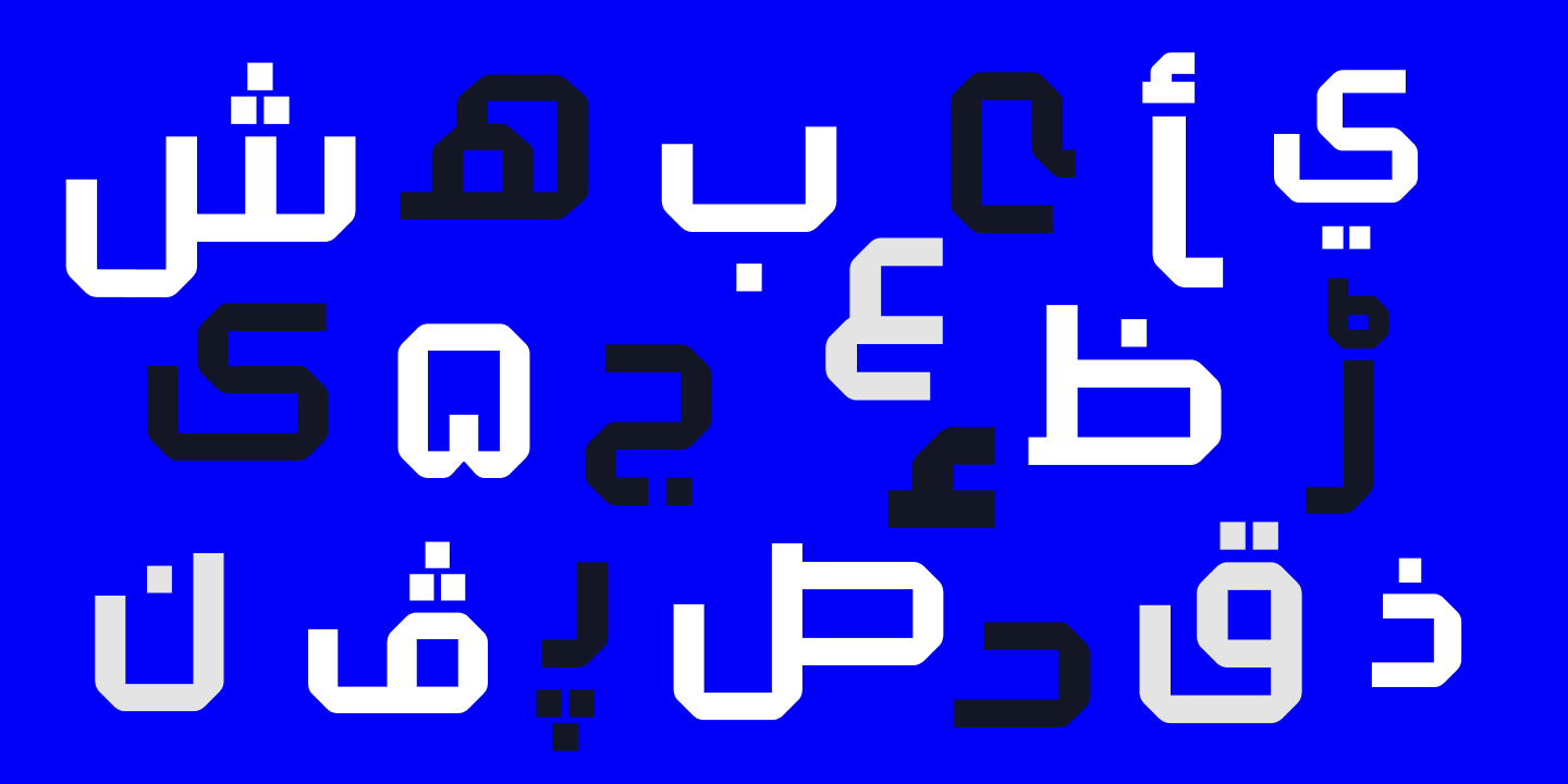 Пример шрифта Klapt Arabic Medium